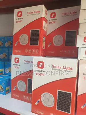 Latest 100w Solar Ceiling Light With Panel and Remote