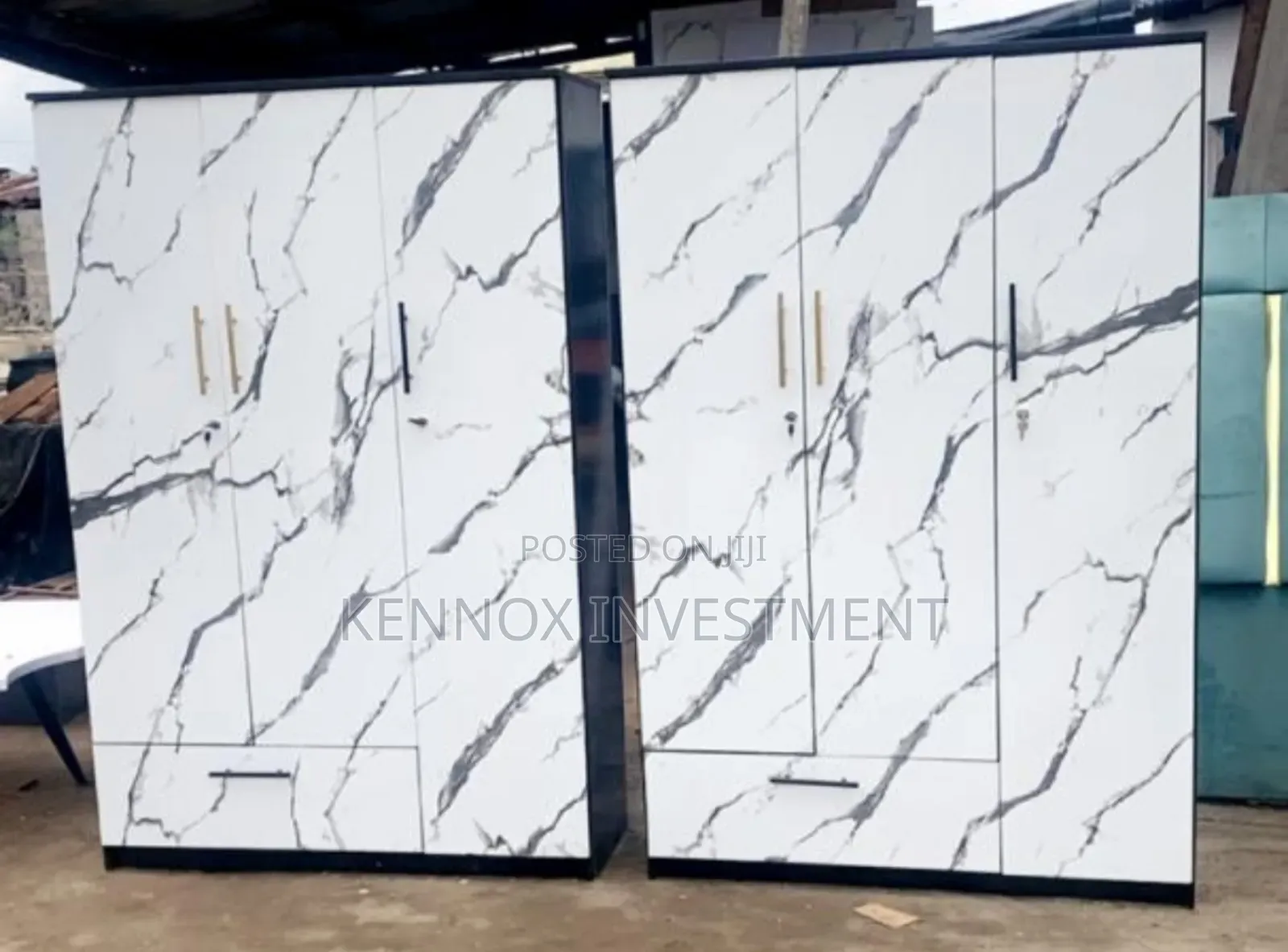 3 Doors Multicolored Wardrobe