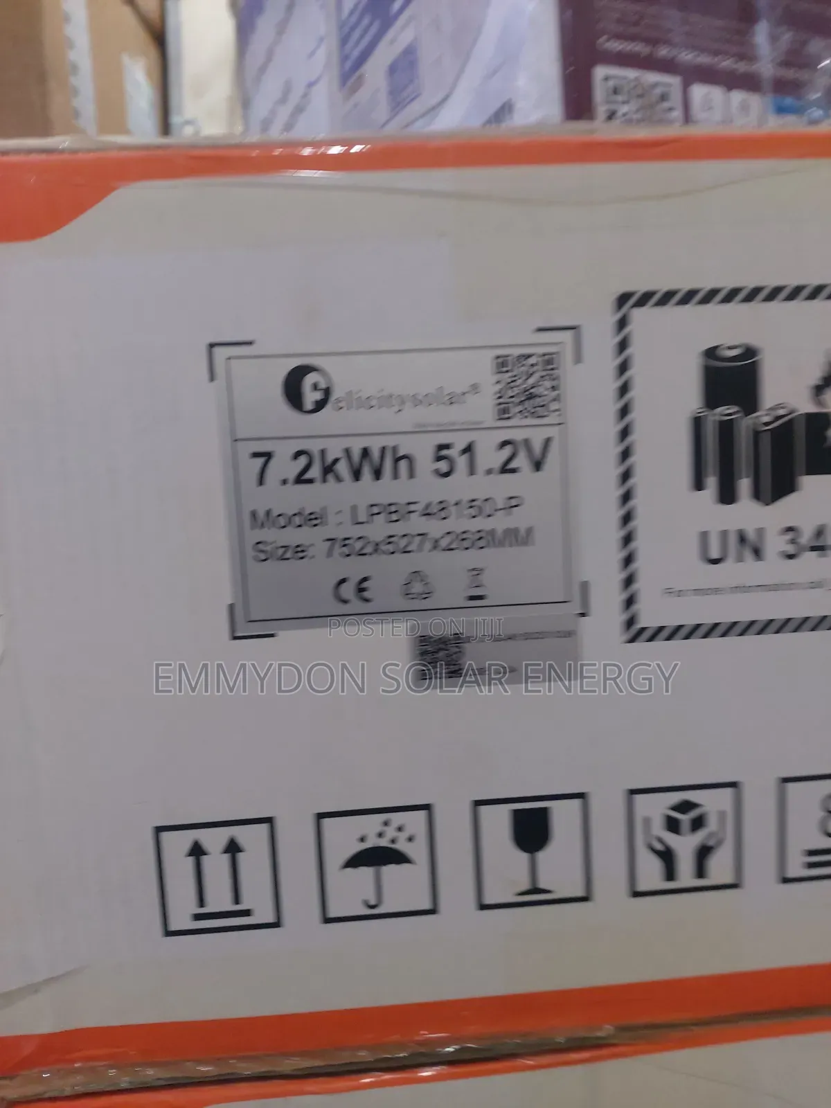 Felicity Lithium Iron Battery 7.2kwh 51.2v