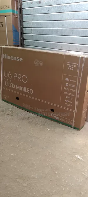 Original Hisense Smart Television 75inches U6 Pro