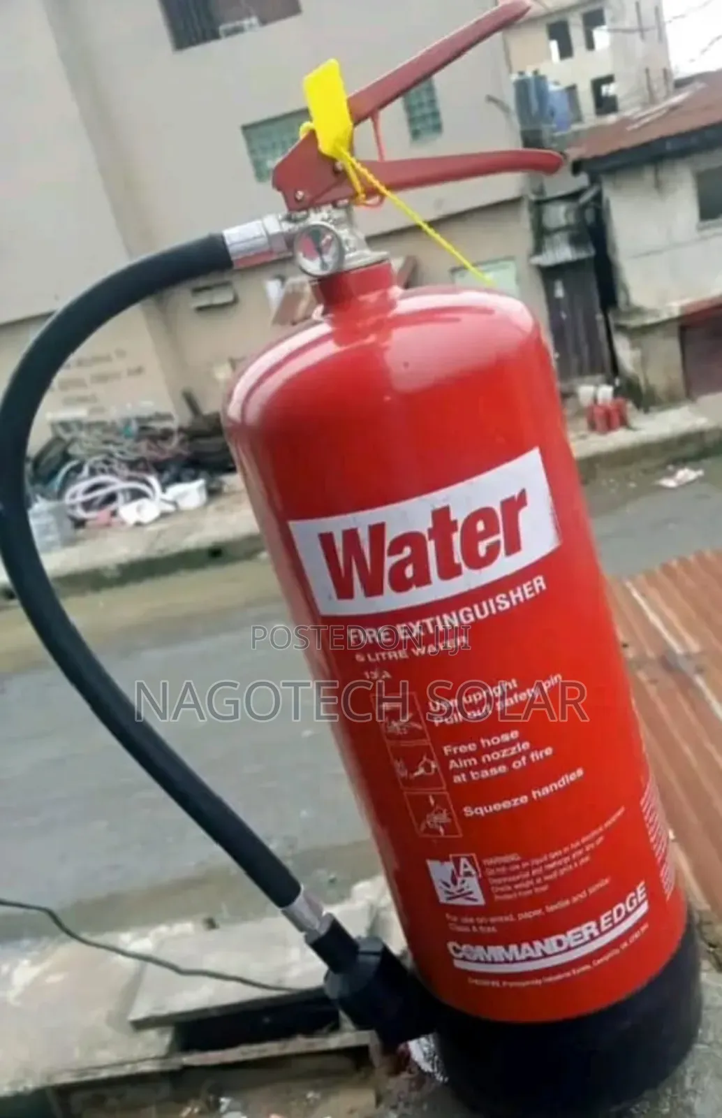 Water 6kg Fire Extinguisher
