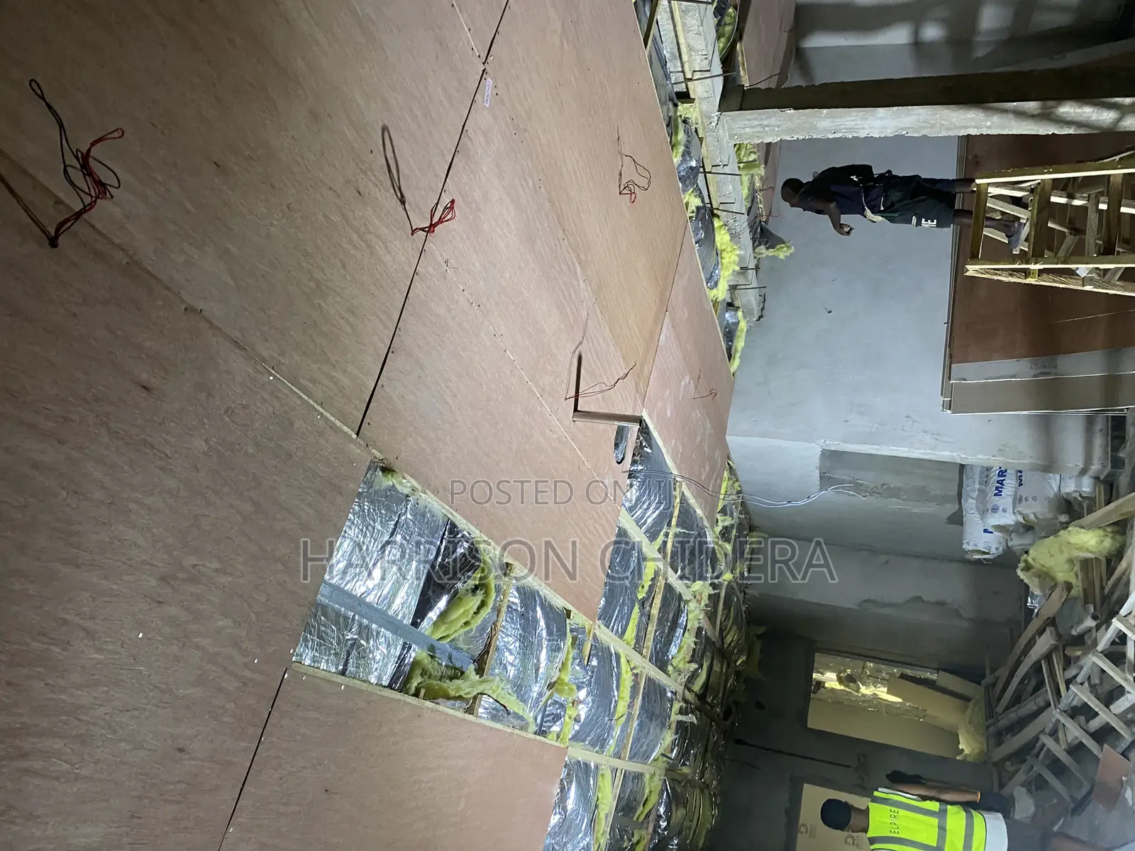 Club Ceiling Sound Proofing Padded