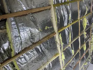 50mm Fiber Foil Roof Installation