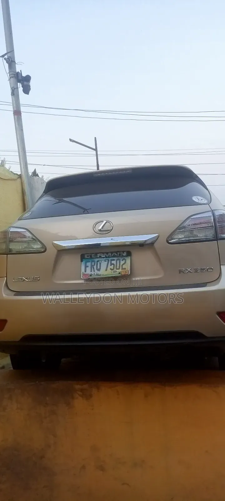 Lexus RX 350 2010 Gold