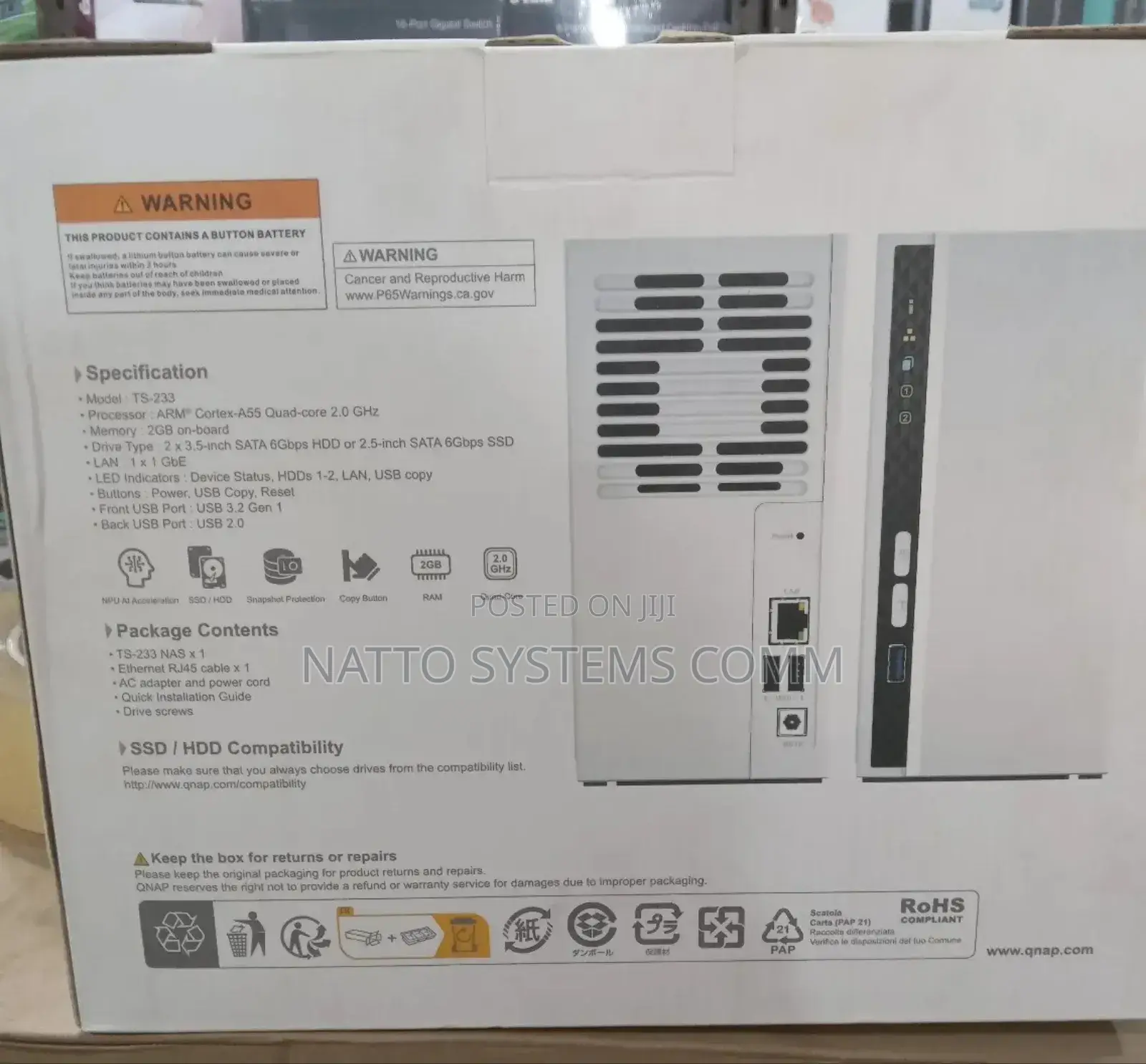 Qnap Ts_233 2_bay Home Nas