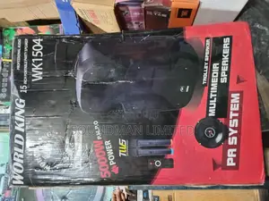 Worldking Rechargeable Public Address System Speaker, 2 Wireless Mics