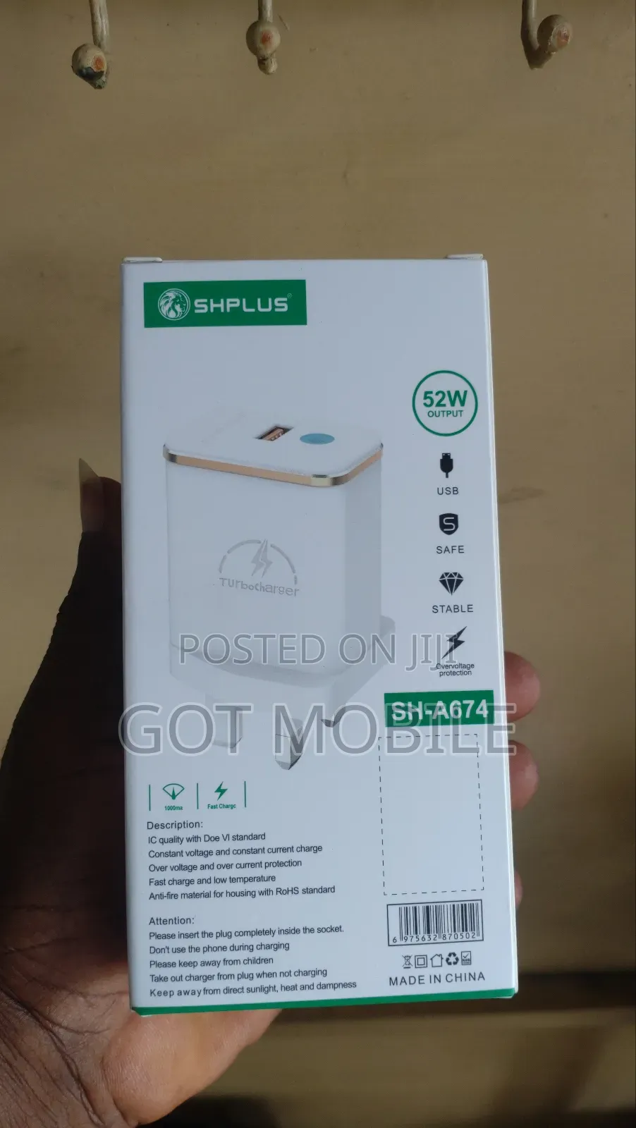Shplus Fast Charger 42w