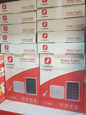 Original Led Solar Ceiling Light With Panel and Remote