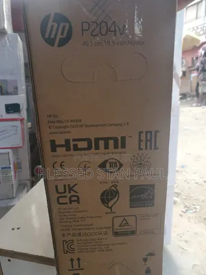 Hp Monitor 20 Inches Hdmi and Vga