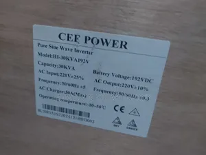 Cee Power Inverter 30kva 192v