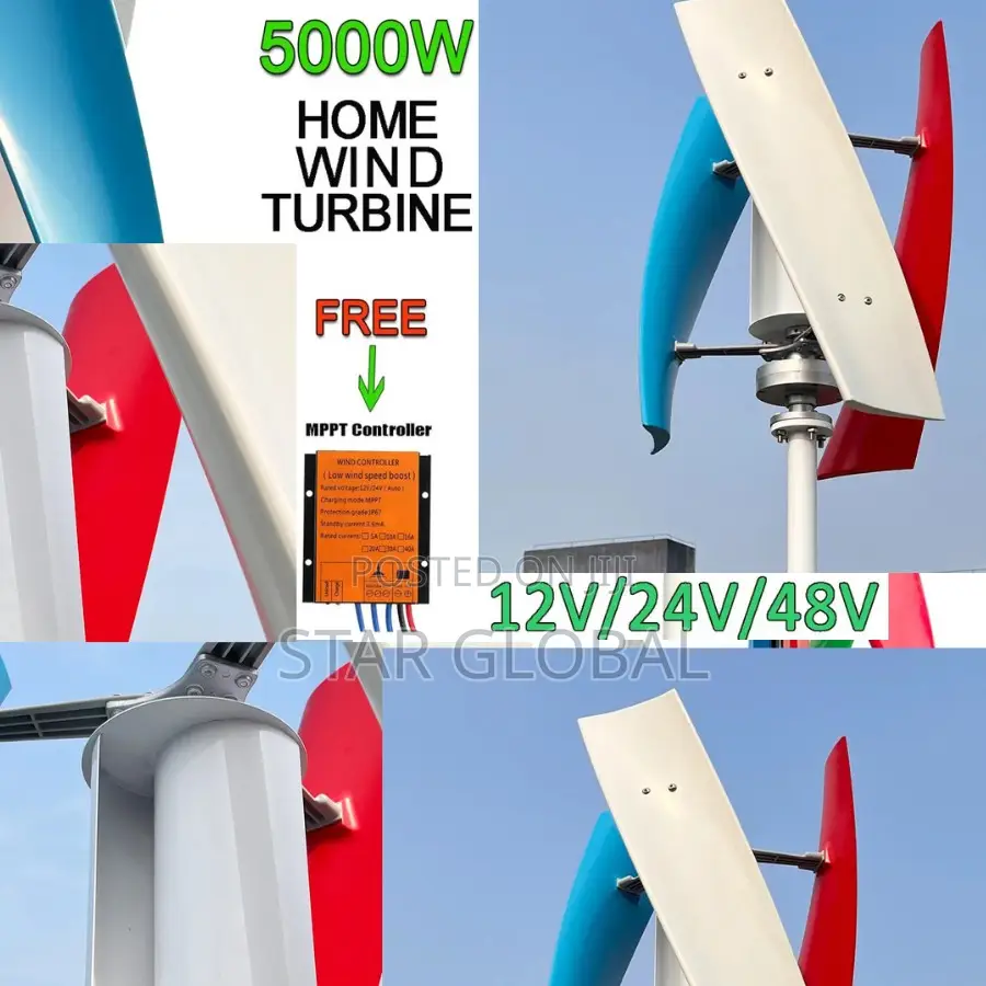 Why Settle? 5000w 48v Vertical Wind Turbines Deliver Unmatched Power