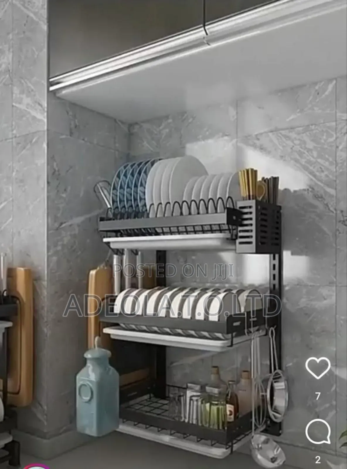 Wall Mounted Plate Rack