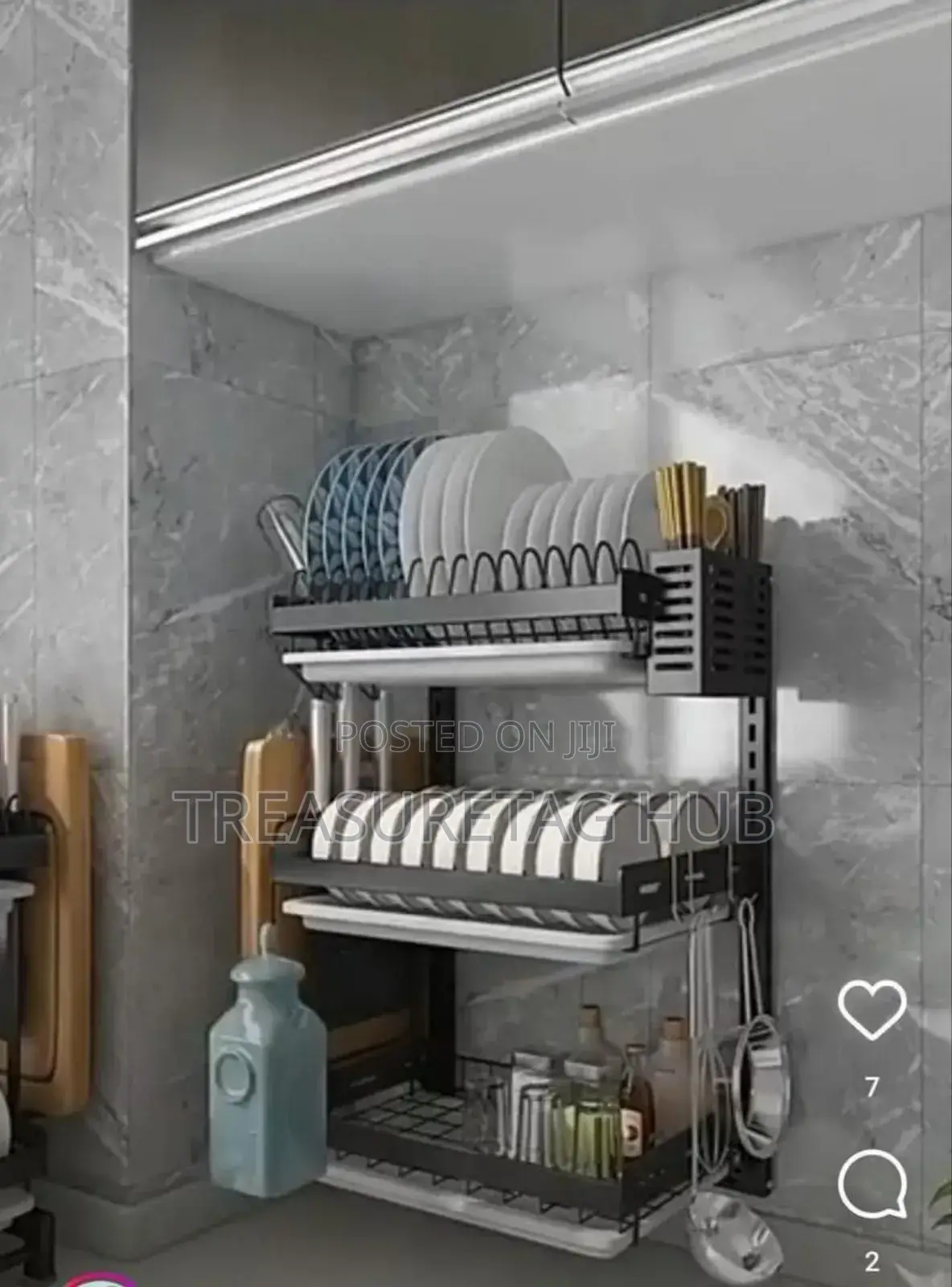 Wall Mounted Plate Rack