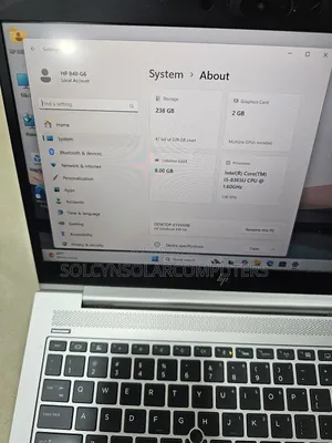 Laptop HP EliteBook 840 G6 8GB Intel Core I5 SSD 256GB