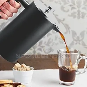 Andrew James Double Walled Stainless Steel Cafetiere