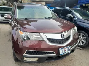 Acura MDX Advance Package SUV AWD (3.7L 6cyl 6A) 2012 Red
