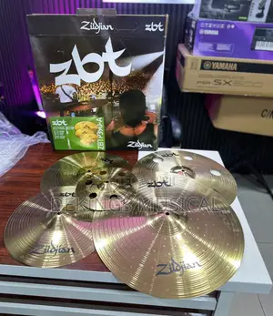 ZBT Cymbals 5pcs Hi-Hat Crash Ride Splash