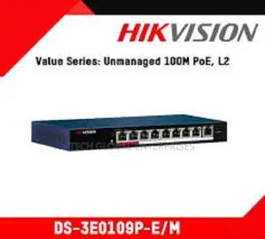 Hikvision Ds-3e1309p-Ei/M8 Port Fast Ethernet Smart Poe Switch