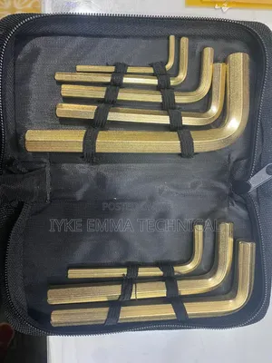 Brass / Non Spark Hex Allen Key Set