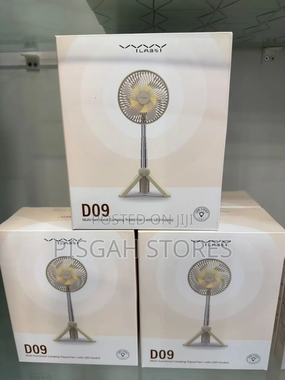 Vyvylabs D09 Multi-Functional Camping Tripod Fan