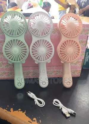 Double Head Mini Fan