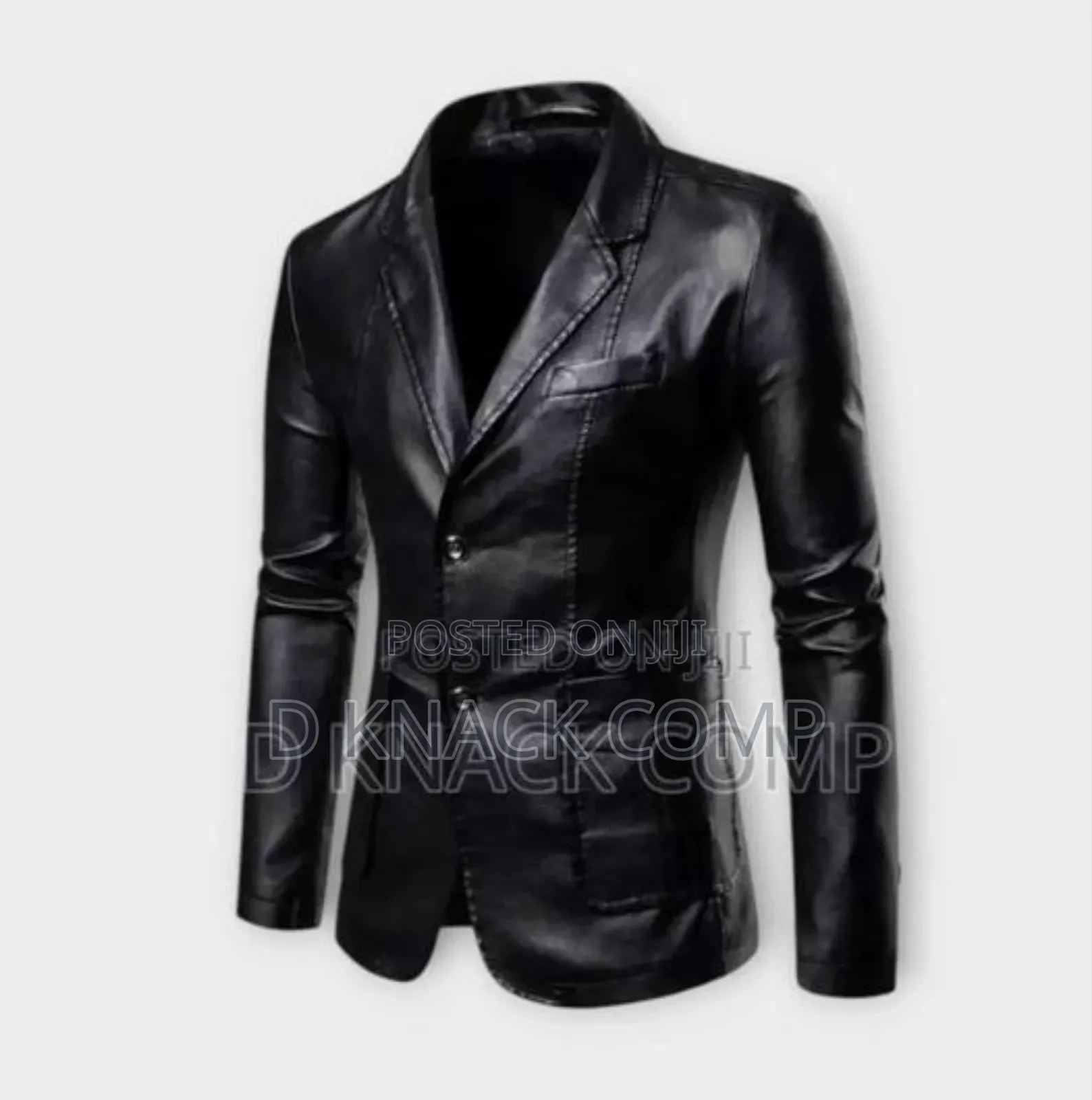 Windproof Leather Jacket Lapel Suit Leather Jacket