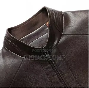Men's Coffee Leather Jacket