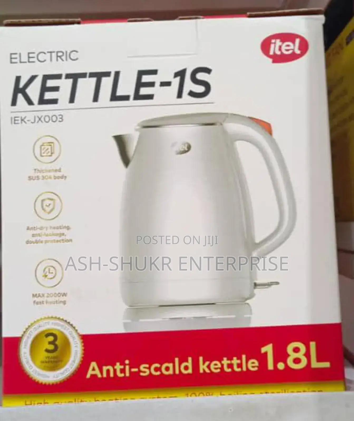 Itel 1s Kettle