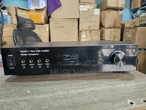 4 Zone Network Amplifier With Microphone, Bluetooth, Usb &App Control