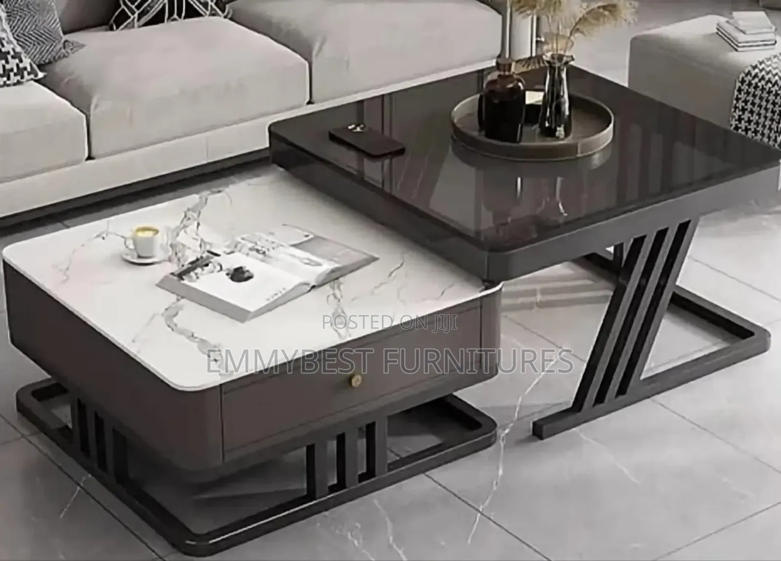 2 In 1 Center Table Set.