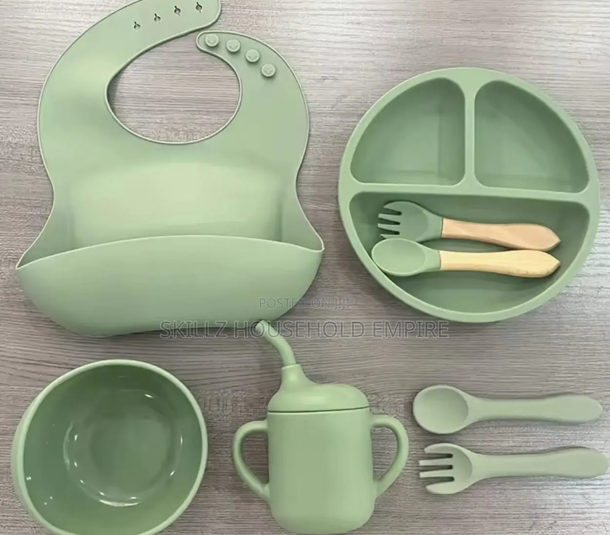 Silicon Baby Feeding Set