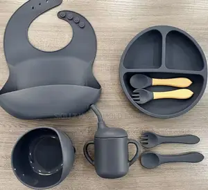 Silicon Baby Feeding Set
