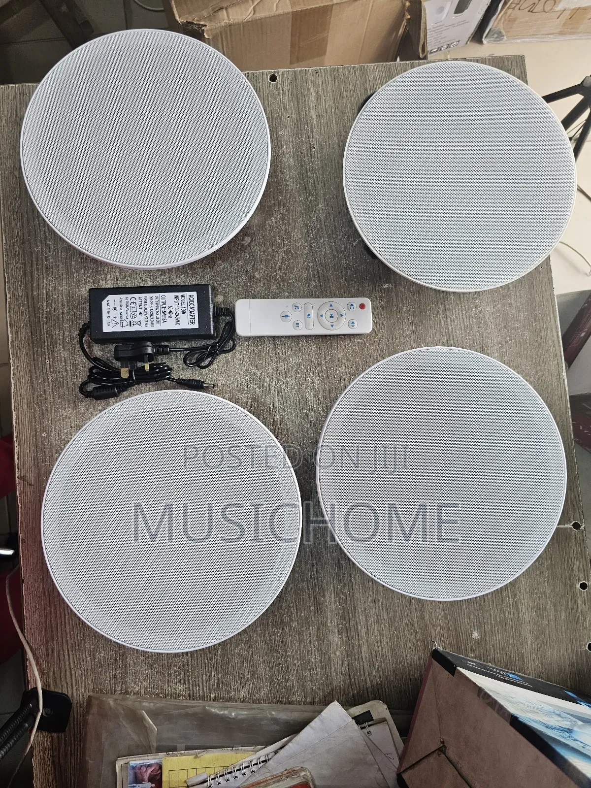4in1 Frameless Bluetooth Ceiling Speaker With Remote Control
