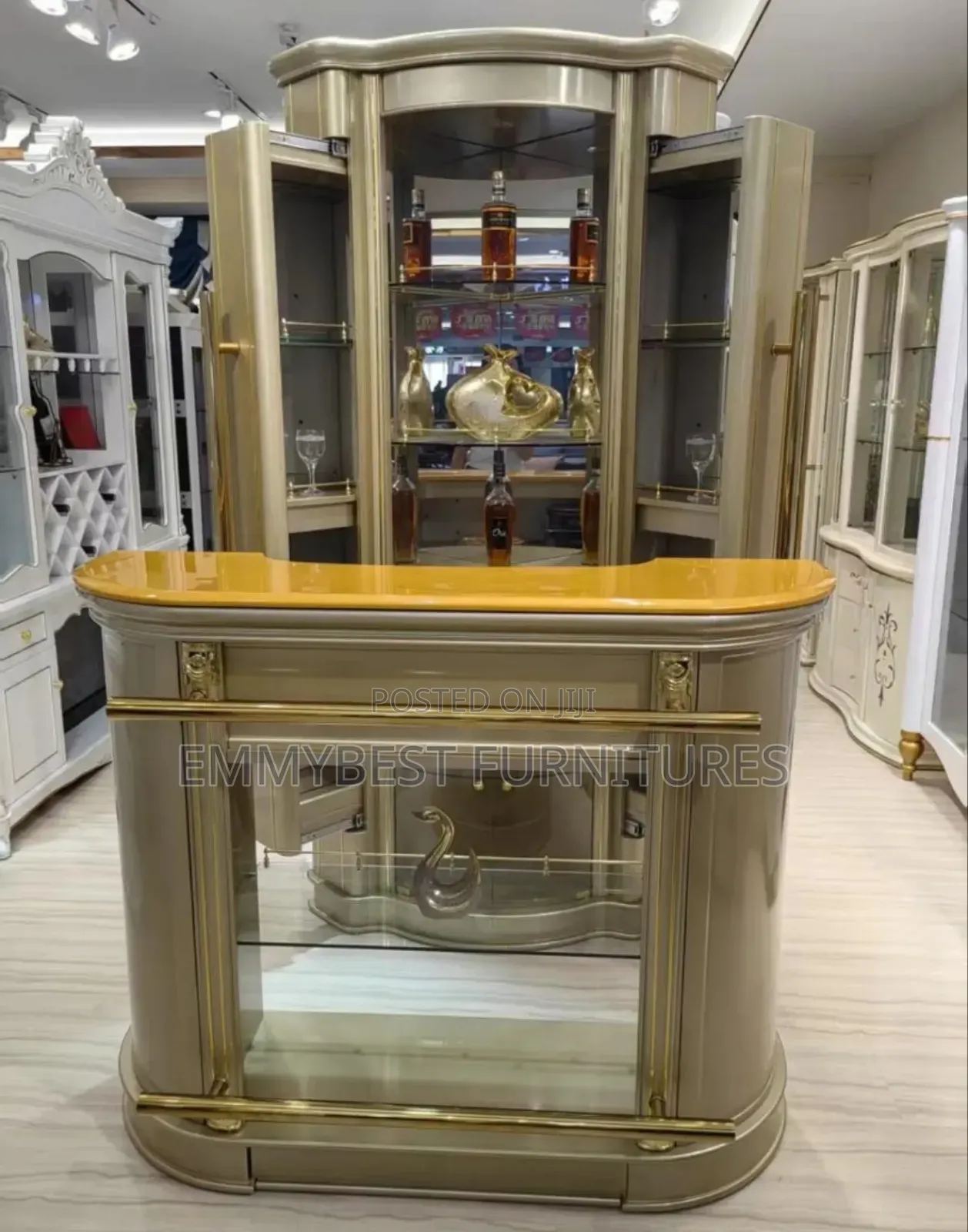 Golden Bar Stand Set.