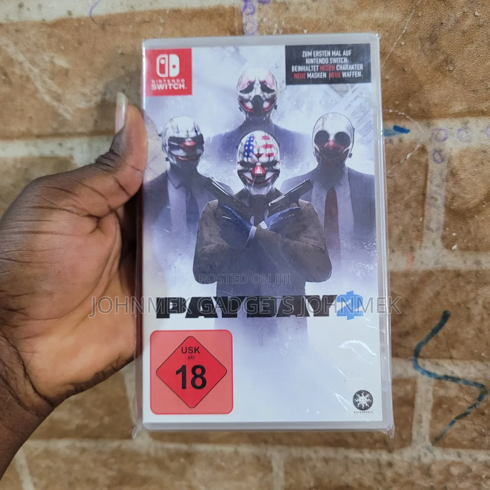 Pay Day 2 Nintendo Switch Game Disc
