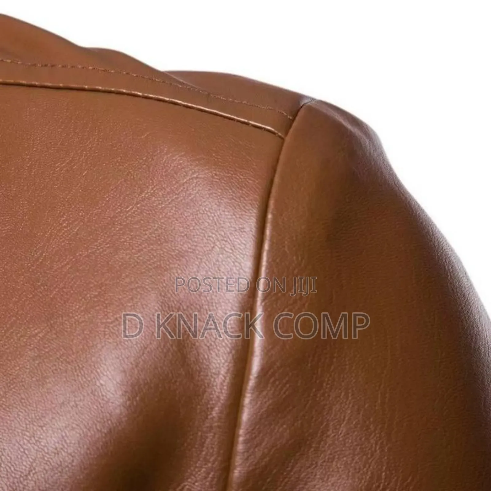 Brown Leather Jacket Lapel Suit Leather Jacke