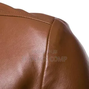 Brown Leather Jacket Lapel Suit Leather Jacke