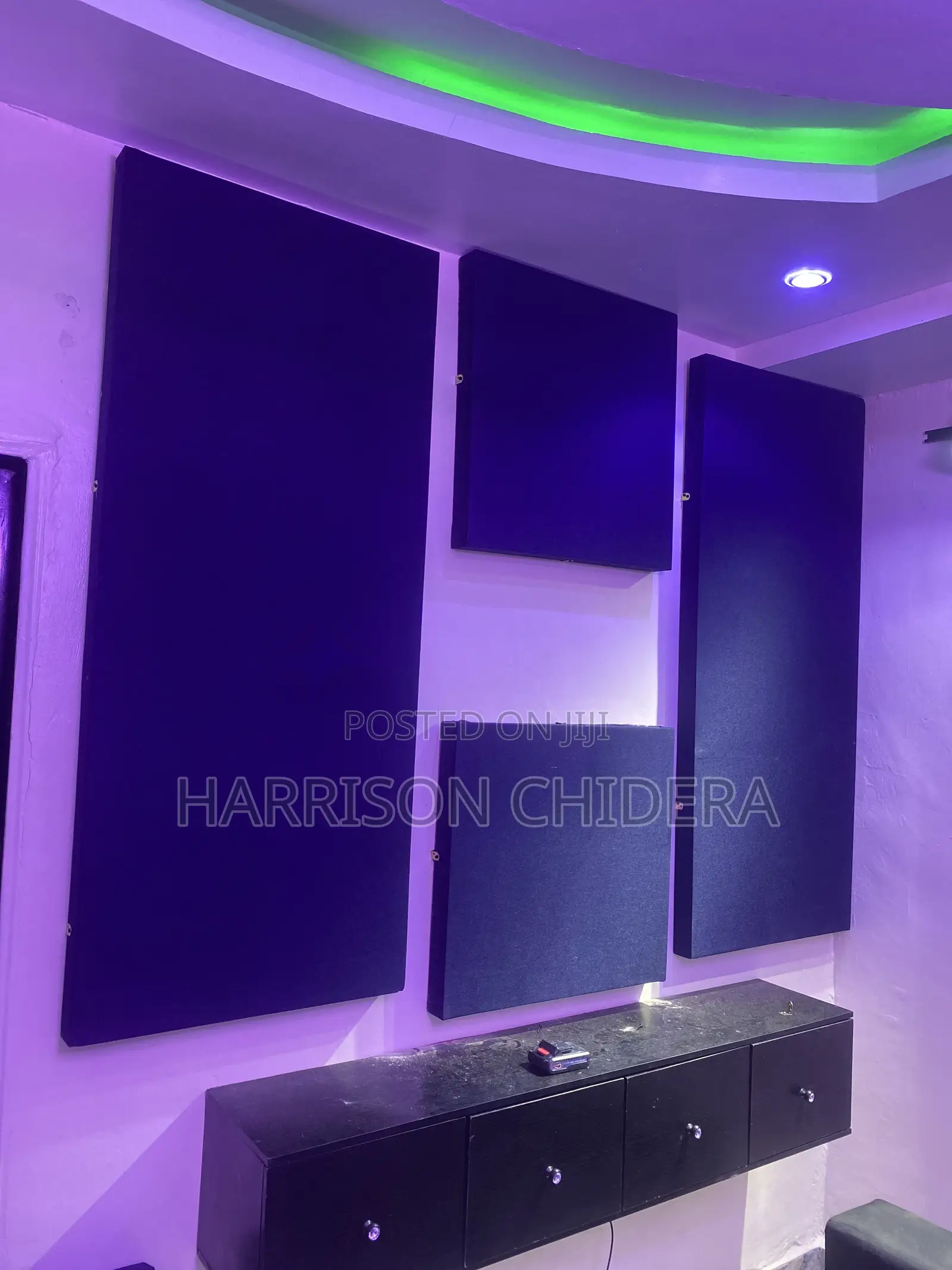Navy Blue 4 Ways Acoustic Panels
