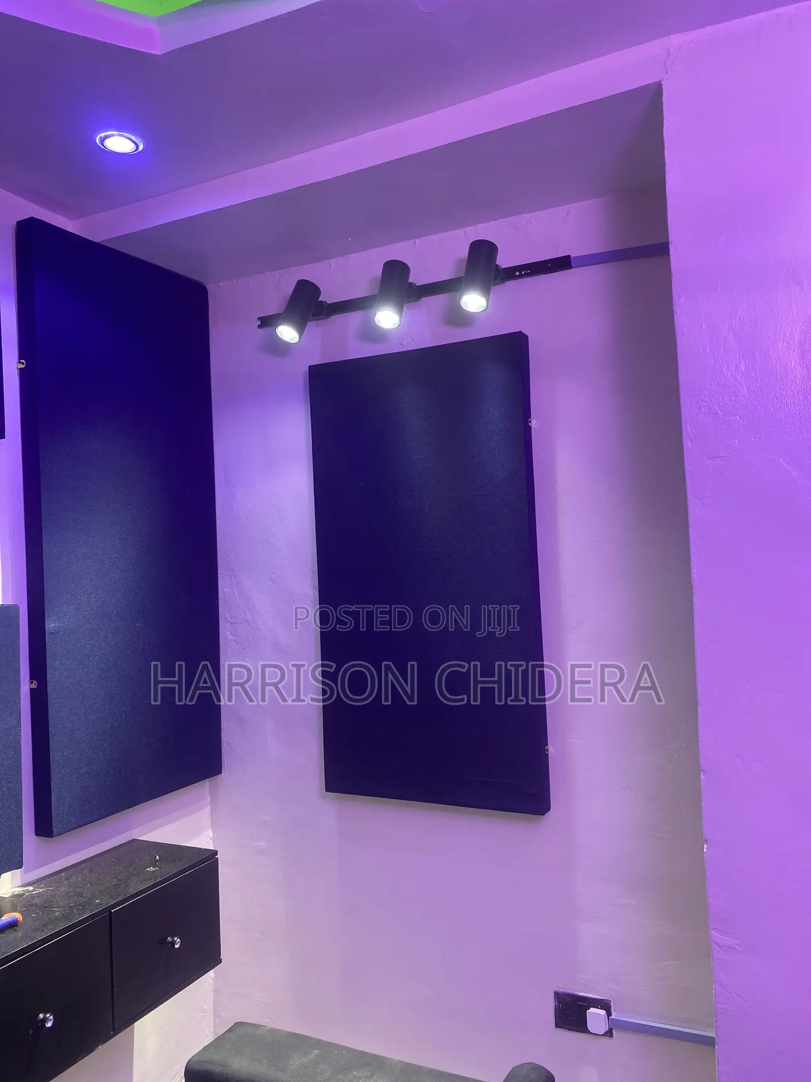 Navy Blue 4 Ways Acoustic Panels