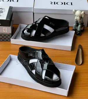 High Quality and Luxury Black Basket Half Shoe for Men