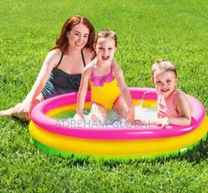 Summer Pool Paddling Bathtub Kids Inflatable Mini Swimming Pool 90cm