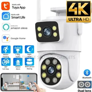 Wi-Fi Tuya Smart PTZ Dual Lens Waterproof Camera
