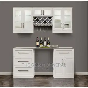 Newage Products 72-inch X 25-inch 7-piece White Shaker-style Home Bar