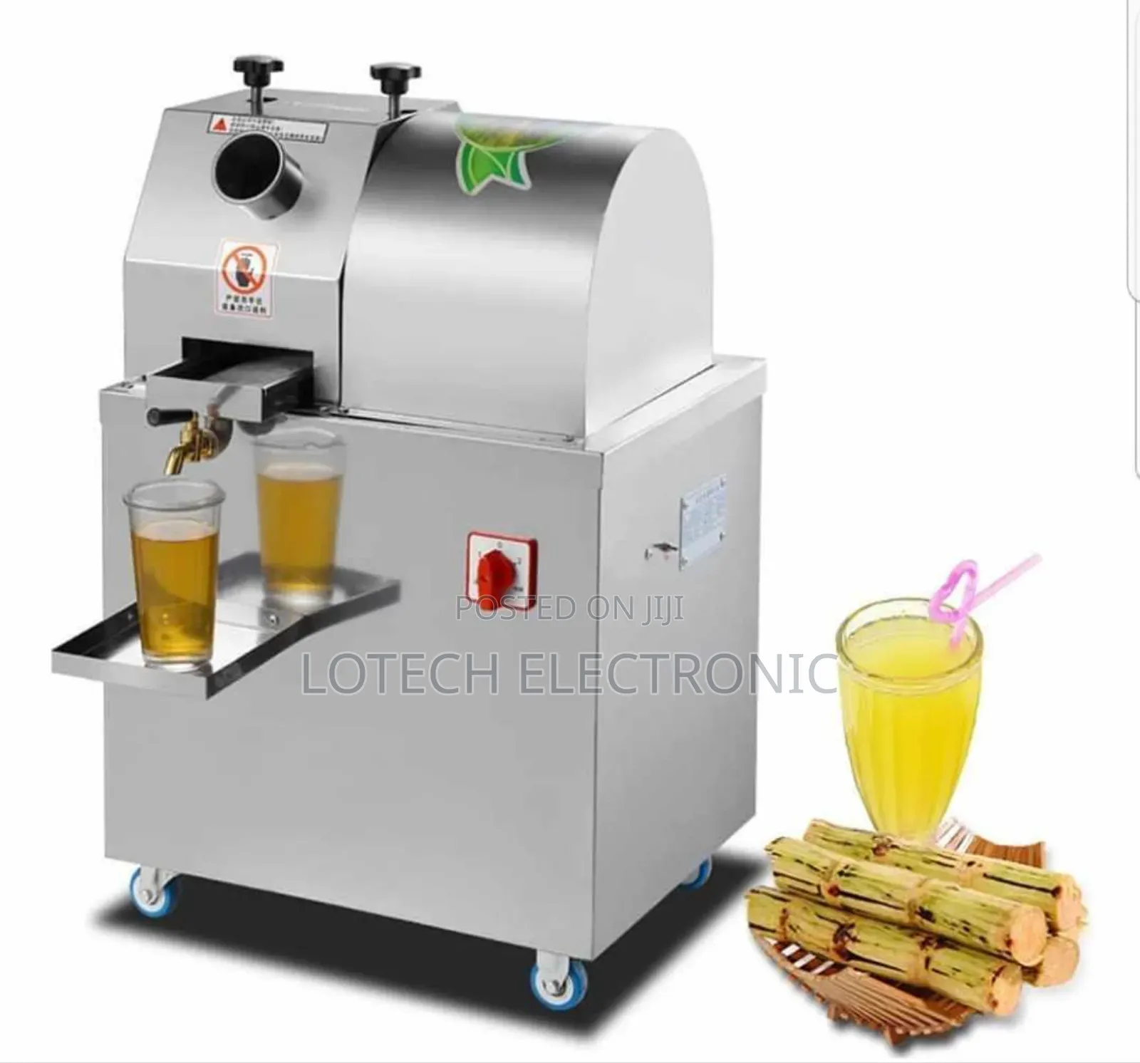 This Standing Sugarcane Extractor Is Fully Automatic