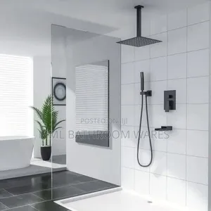 Black 5 Ways Concealed (Conduit) Shower Mixer