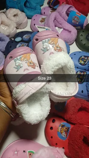 Kiddies Fur Crocs