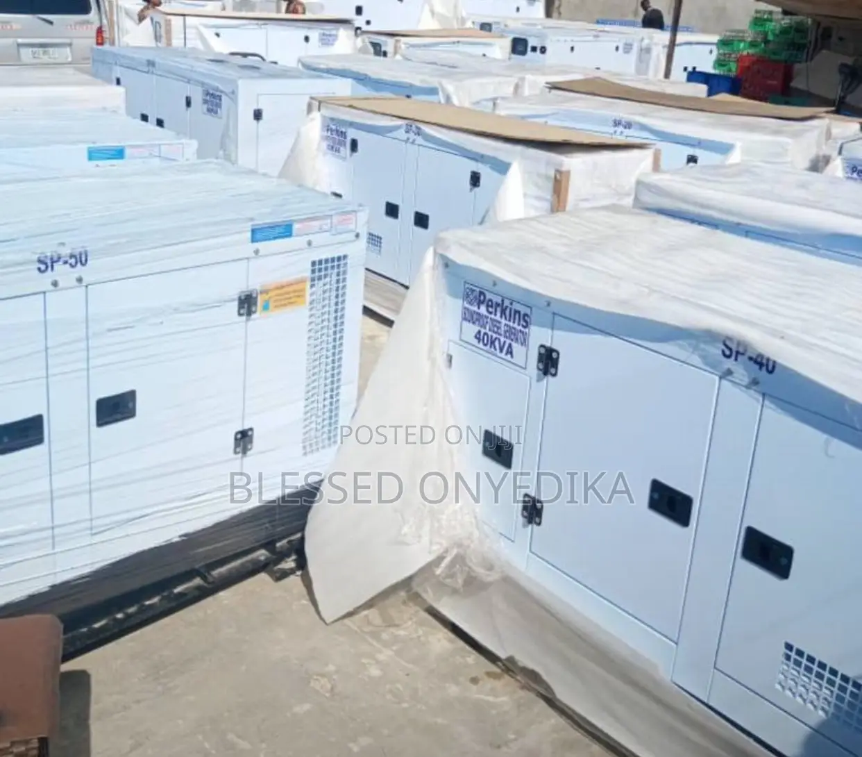 Original 40kva Perkins Soundproof