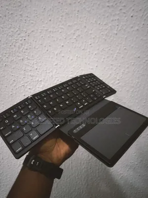 Pocket Triple Foldable Bluetooth Wireless Keyboard With Touchpad