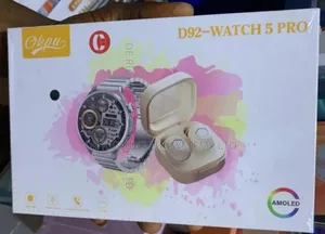 D92 Smart Watch 5 Pro With Chain Strap and Airbud