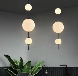Modern Led White Ball Dropping Light